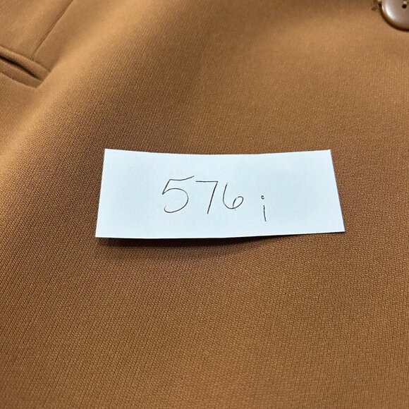 Jones New York Tan Fully Lined Double-Breasted Blazer Sz 12 Career Tailored NWT - Picture 9 of 10